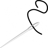 Needle And String clip art 