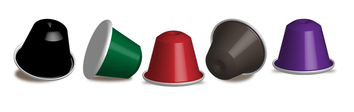 Nespresso Capsules Vector for free Preview