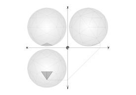 Net Construction Geodesic Spheres Recursive From Tetrahedron 