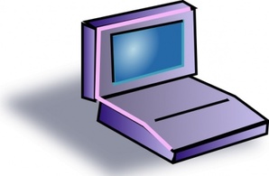 Technology - Netbook clip art 