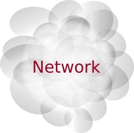 Network Cloud clip art