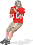 Nfl Football Player Vector 