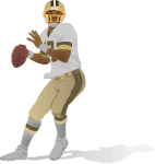 Nfl Quarterback Vector Image 