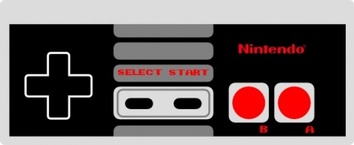 Nintendo Controller clip art 