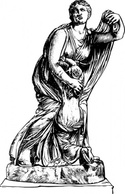 Niobe Statue clip art