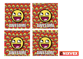 NixVex Awesome Meme Free Vector 