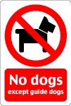 No Dogs Allowed Vector Sign Preview