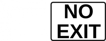 No Exit Sign clip art Preview