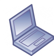 Technology - Notebook Netbook Laptop clip art 