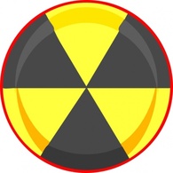 Signs & Symbols - Nuclear Symbol clip art 