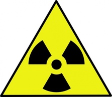 Signs & Symbols - Nuclear Zone Warning Sign clip art 