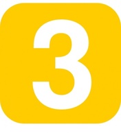 Shapes - Number In Yellow Rounded Square clip art 