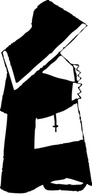 Nun clip art 