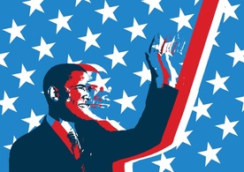 Obama Grunge Vector Preview