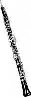 Music - Oboe clip art 