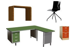 Business - Office furniture Vectors 