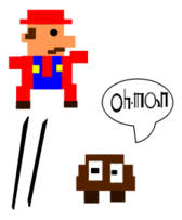 Cartoon - Old Mario 