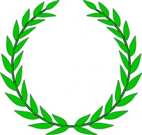 Olive Wreath clip art 