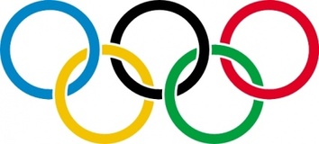 Objects - Olympic Rings clip art 