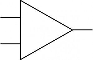 Opamp Symbol clip art