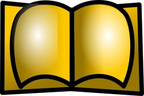 Open Book Icon clip art