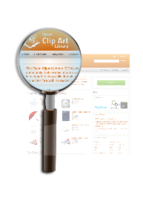 Objects - OpenClipArt on Magnifying Glass 