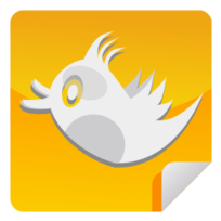 Icons - Orange Bird Icon 