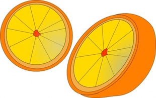 Orange clip art