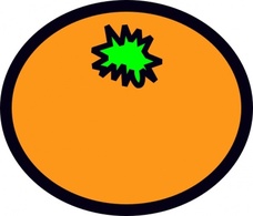 Orange clip art 