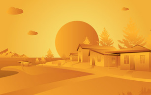 Orange Landscape Preview