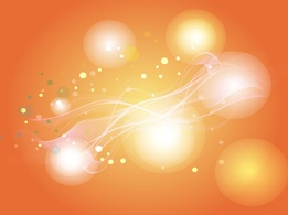 Backgrounds - Orange Light Circles 