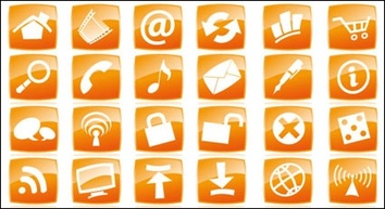 Icons - Orange page icons 