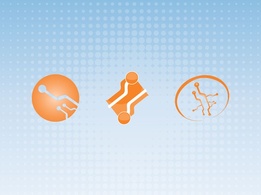 Orange Technology Icons