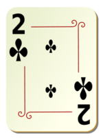 Business - Ornamental deck: 2 of clubs 