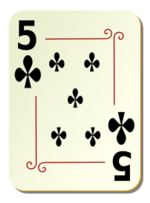 Business - Ornamental deck: 5 of clubs 