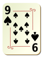 Business - Ornamental deck: 9 of spades 