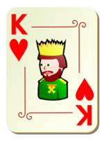 Business - Ornamental deck: King of hearts 