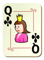 Ornamental deck: Queen of clubs Preview