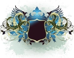 Military - Ornate heraldic shield 