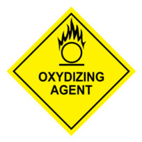 Signs & Symbols - Oxidizing Agent Sign 