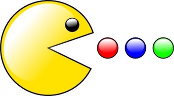 Pacman (yet Another) clip art 