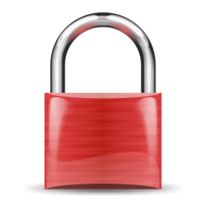 Padlock Red 