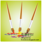 Paintbrushes Vector 