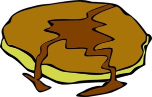 Pancake With Syrup clip art Preview