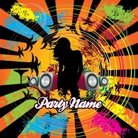 Music - Party Flyer Vector 