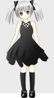 Human - Paulliu Girl With Silver Hair clip art 