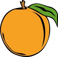 Peach clip art Preview