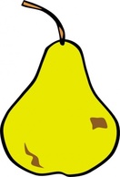 Food - Pear clip art 