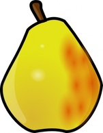 Food - Pear clip art 