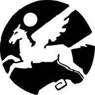 Animals - Pegasus clip art 